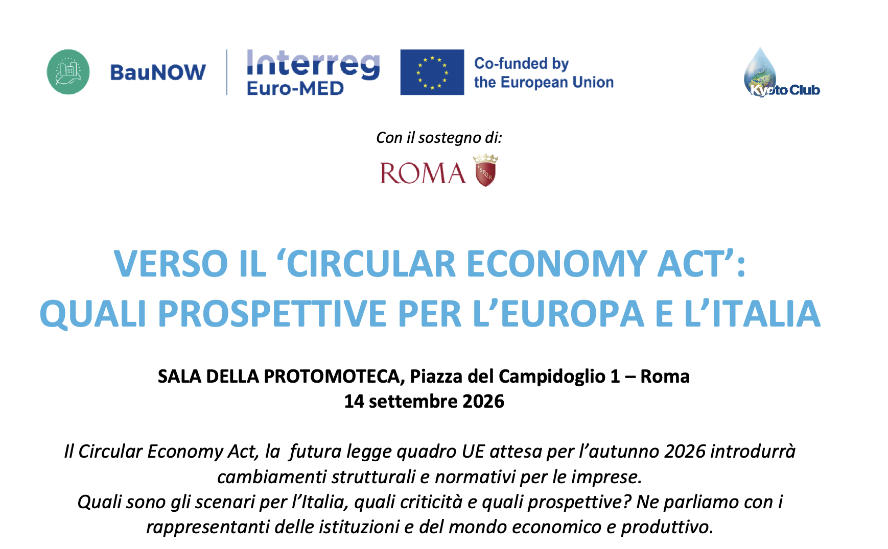 Verso il ‘Circular Economy Act’: quali prospettive per l’Europa e l’Italia